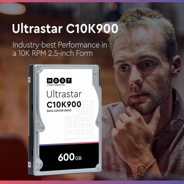 Alt view image 4 of 9 - HGST Ultrastar C10K900 600GB 10K RPM SAS 6Gb/s 64MB Cache 2.5" Enterprise Hard Drive (HUC109060CSS601)