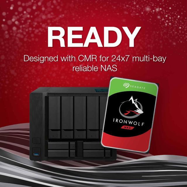 Alt view image 10 of 10 - Seagate IronWolf 14TB NAS Hard Drive 7200 RPM 256MB Cache SATA 6.0Gb/s CMR 3.5" Internal HDD for RAID Network Attached Storage ST14000VN0008