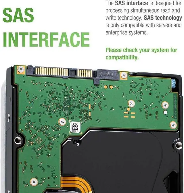 Alt view image 5 of 5 - Seagate Enterprise Capacity 3.5'' HDD 3TB 7200 RPM 512n SAS 12Gb/s 128MB Cache Internal Hard Drive ST3000NM0025