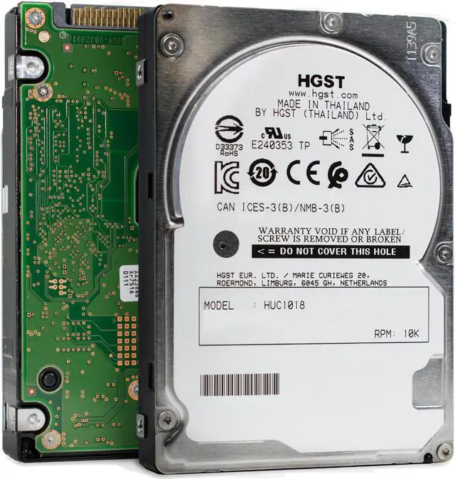 Alt view image 2 of 4 - HGST Ultrastar C10K1800 300GB SAS 12Gb/s 2.5" ISE Server HDD (HUC101830CSS200)