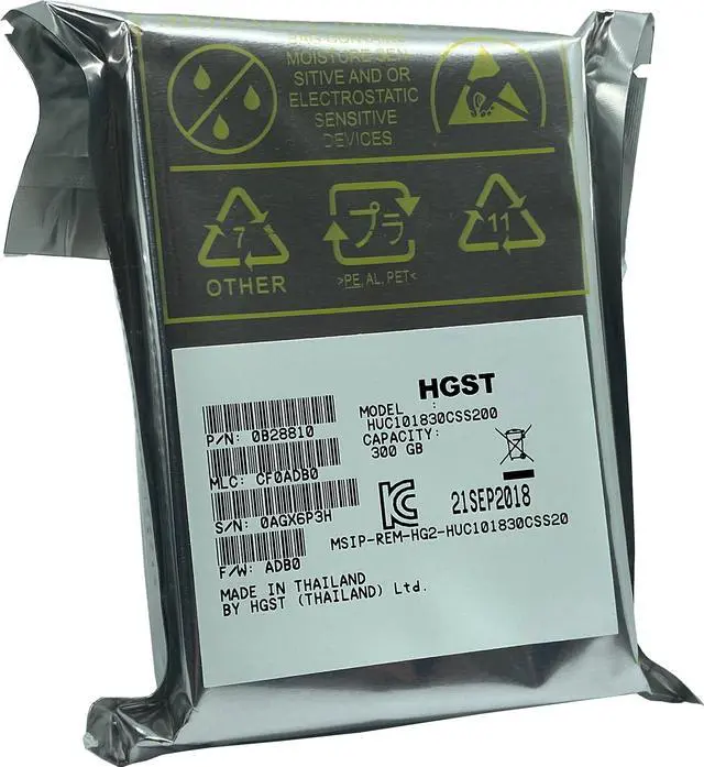 Main image of HGST Ultrastar C10K1800 300GB SAS 12Gb/s 2.5" ISE Server HDD (HUC101830CSS200)