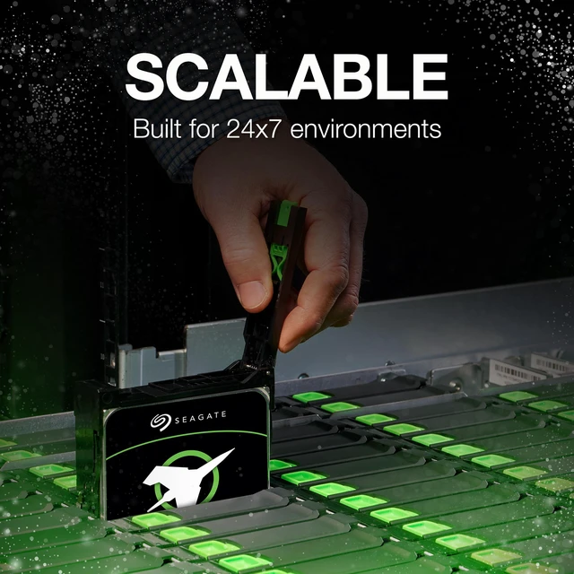 Alt view image 6 of 8 - Seagate 16TB SED HDD Exos X16 7200 RPM SATA 6Gb/s 3.5-inch Enterprise Hard Drive ST16000NM000G
