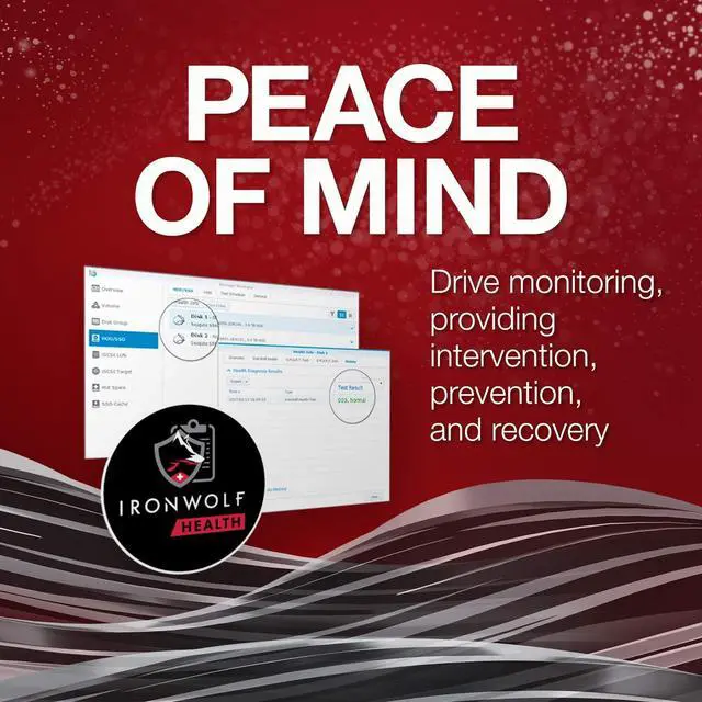 Alt view image 5 of 7 - Seagate IronWolf Pro 6TB SATA 6Gb/s 7200RPM 256MB Cache 3.5" Enterprise NAS Server CMR HDD — ST6000NE000