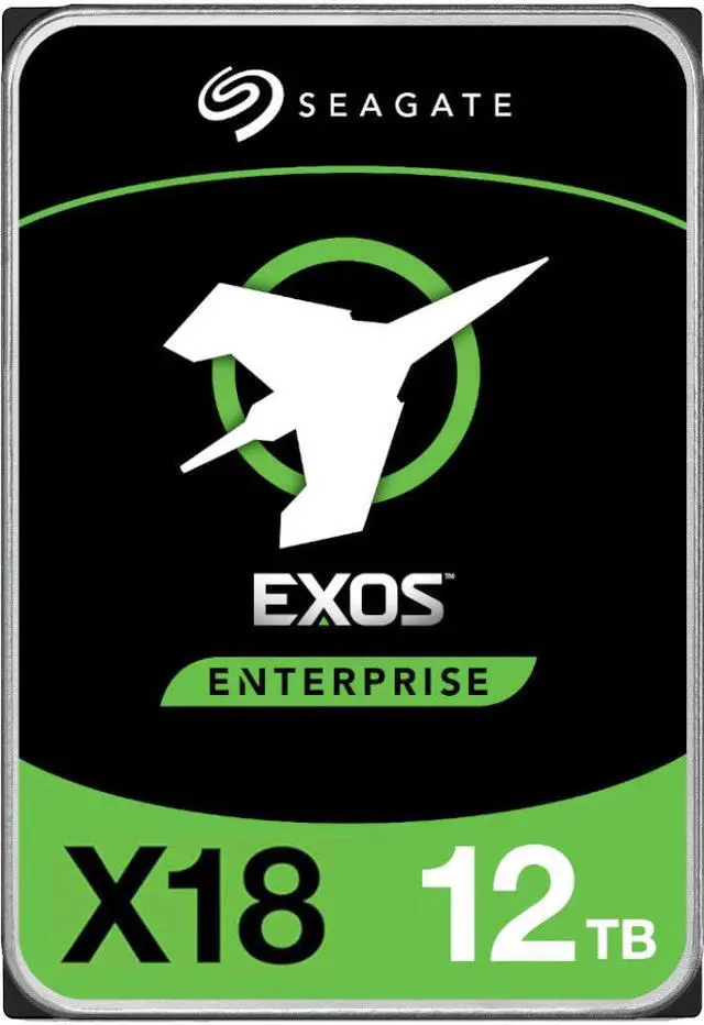 Alt view image 2 of 7 - Seagate Exos X18 12TB 7200 RPM SATA 6Gb/s 3.5" Enterprise HDD (ST12000NM000J)