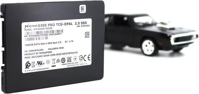Alt view image 6 of 6 - Micron 5300 Pro 7.68TB SATA 6Gb/s 2.5" Enterprise SSD (MTFDDAK7T6TDS-1AW15ABYY)