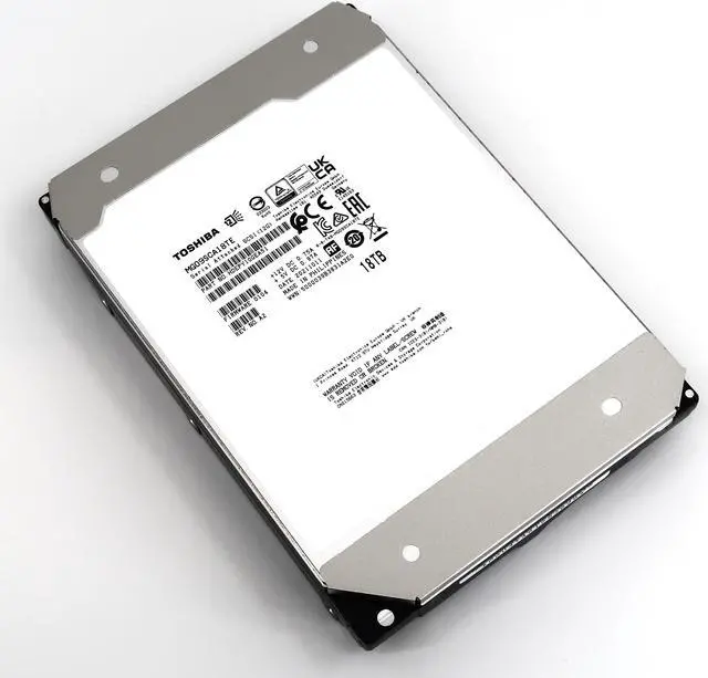 Alt view image 4 of 9 - Toshiba MG09 18TB SAS 12Gb/s 7200 RPM 3.5" Server Hard Drive (MG09SCA18TE)