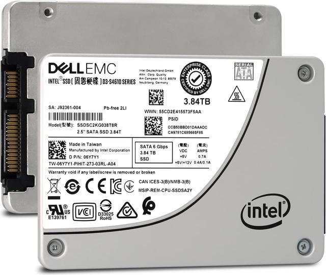 Mystisk portugisisk Meyella Dell Intel S4610 3.84TB SATA 6Gb/s 2.5-inch Enterprise SSD - SSDSC2KG038T8R  Enterprise SSDs - Newegg.com