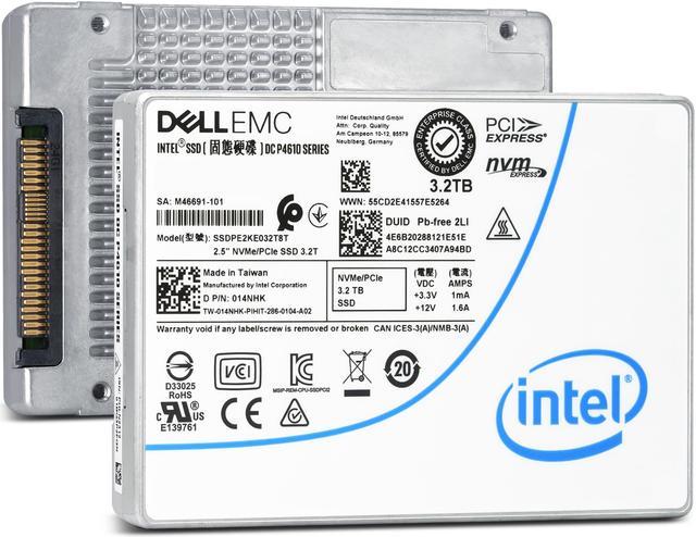Dell/Intel DC P4610 3.2TB PCIe 3.1 x4 NVMe U.2 2.5