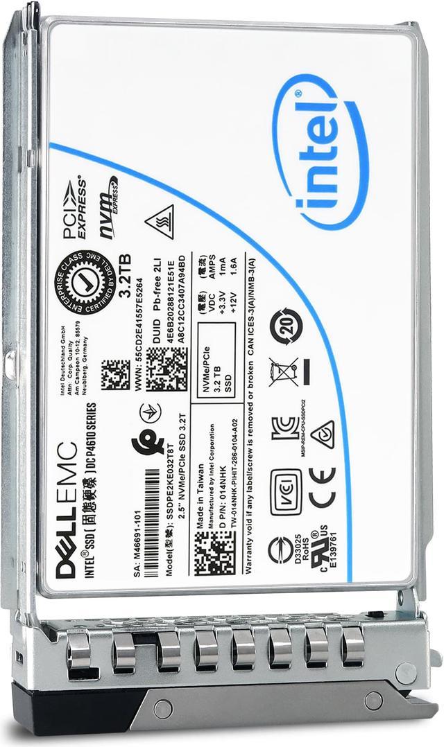 Dell/Intel DC P4610 3.2TB PCIe 3.1 x4 NVMe U.2 2.5