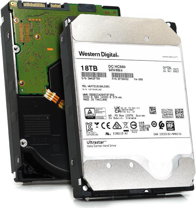 Refurbished: Western Digital Ultrastar DC HC550 WUH721818ALE601 