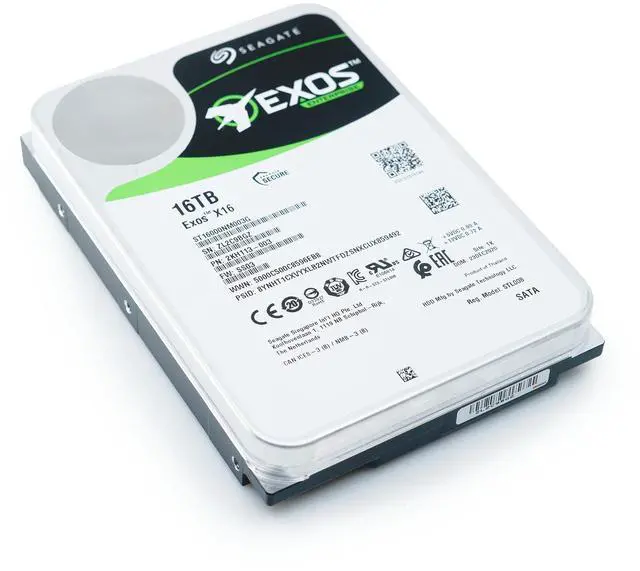 Alt view image 5 of 6 - Seagate ST16000NM003G Exos X16 16tb sata-6gbps 7.2K 512e/4kn 3.5inch hdd