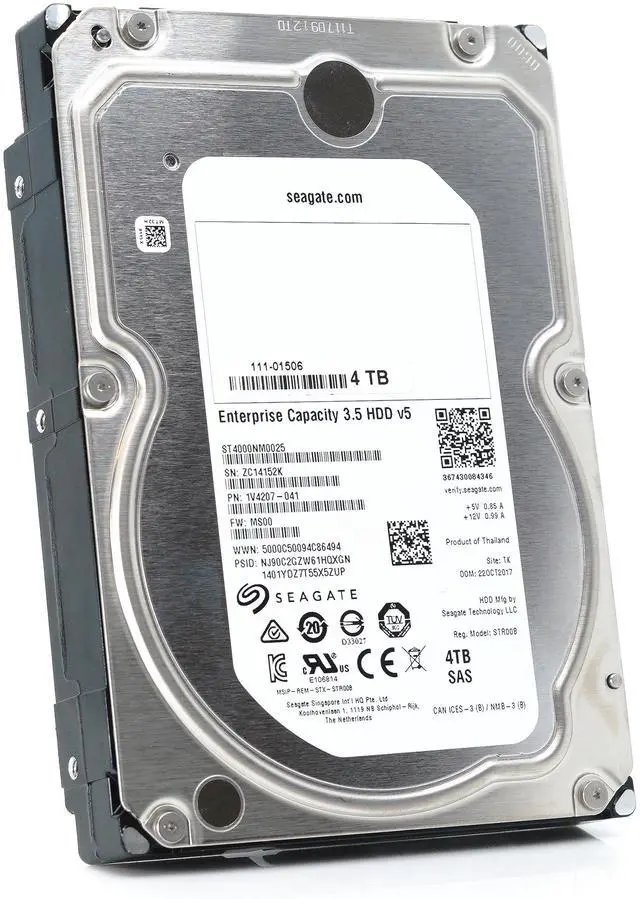 Alt view image 10 of 12 - Seagate Exos X18 ST18000NM005J 18TB 7200 RPM 256MB Cache SAS 12Gb/s 3.5" Internal Hard Drive, 512E/4KN SED
