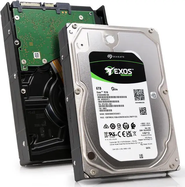 Alt view image 8 of 13 - Seagate Exos 7E10 6TB 3.5" SATA 7200rpm Internal Hard Drive ST6000NM019B