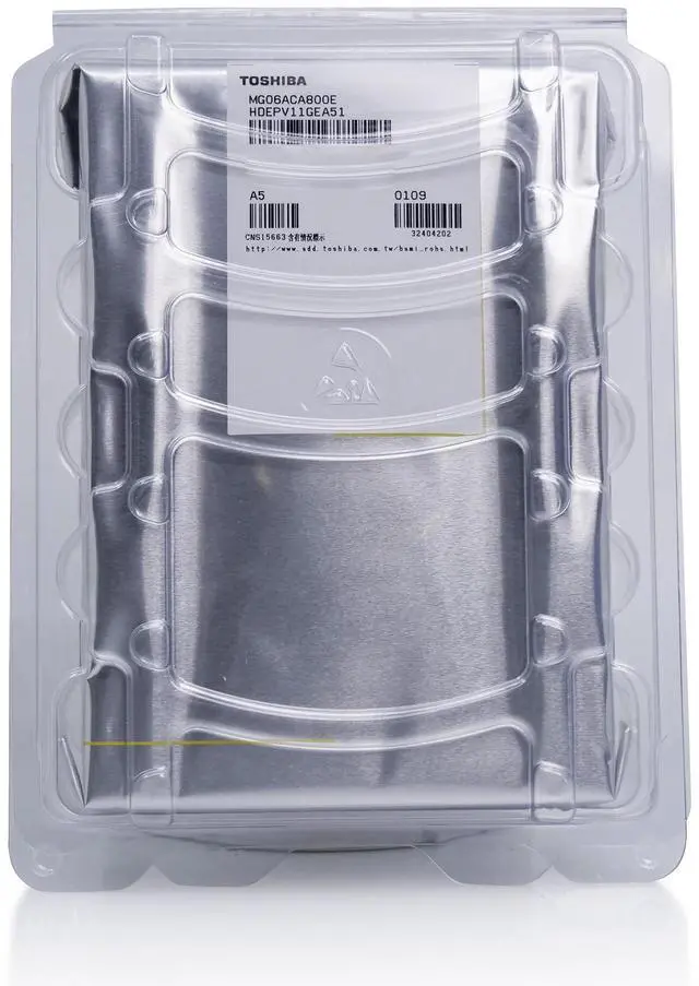 Alt view image 8 of 13 - Toshiba 8TB Enterprise HDD SATA 6.0Gb/s 512e 7200 RPM 256MB Cache 3.5" Internal Hard Drive MG06ACA800E