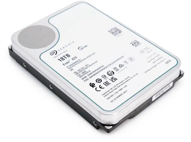 Alt view image 11 of 11 - Seagate Exos X20 18TB SATA 6Gb/s 7200RPM 3.5" Enterprise Hard Disk Drive (HDD) - ST18000NM003D