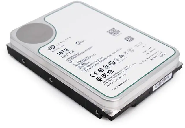 Alt view image 6 of 10 - Seagate ST16000NM000J Exos X18 16TB 6Gbps 7.2K 256MB SATA 3.5" Internal HDD
