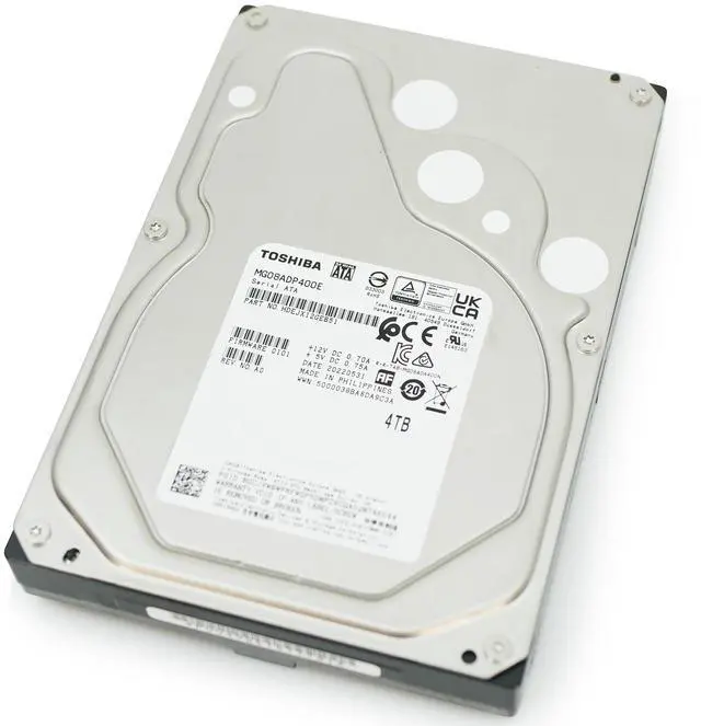 Alt view image 7 of 7 - Toshiba MG08-D MG08ADP400E 4TB 7.2K RPM SATA 6Gb/s 512e 3.5in Hard Drive