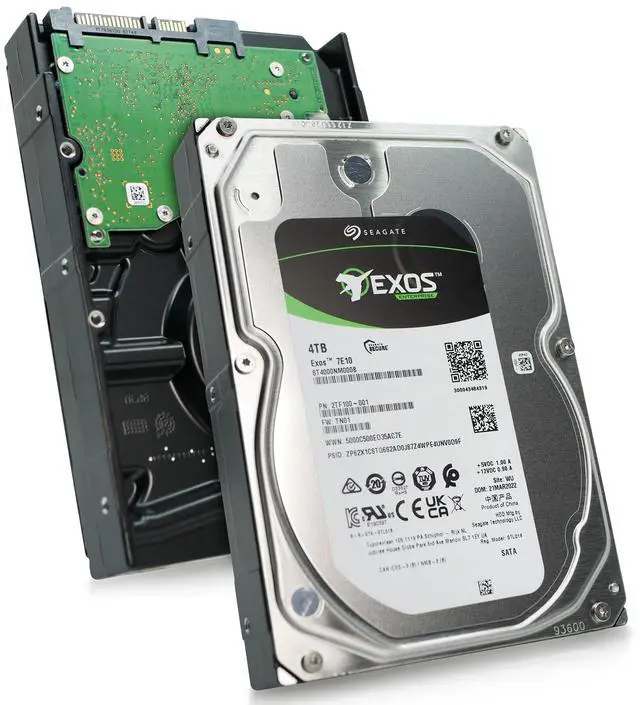 Alt view image 3 of 9 - Seagate Exos 7E10 4TB SATA 7200RPM 256MB Internal Hard Drive ST4000NM000B
