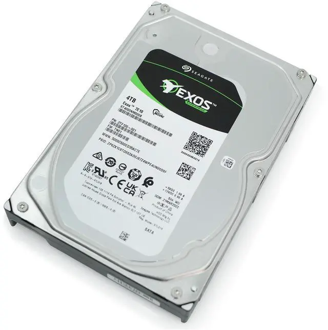 Alt view image 9 of 9 - Seagate Exos 7E10 4TB SATA 7200RPM 256MB Internal Hard Drive ST4000NM000B