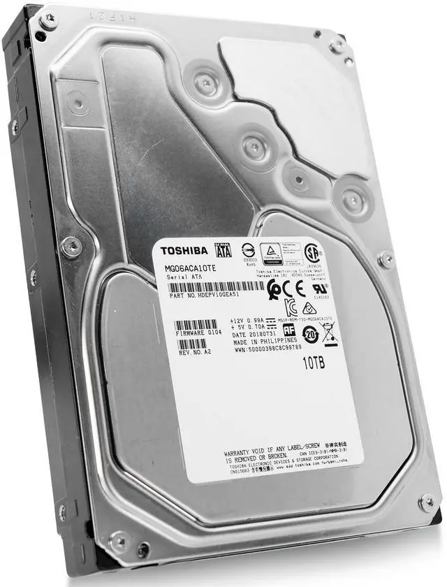 Alt view image 6 of 8 - Toshiba MG06ACA10TE 10 TB Hard Drive - 3.5" Internal - SATA (SATA/600)
