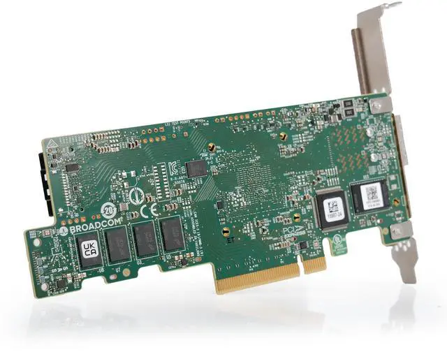 Alt view image 2 of 2 - LSI SAS/SATA, NVMe Raid Controller 9580-8i8e Gen 4.0 PCIe (NVMe) 12Gb/s SAS 6Gb/s SATA Full Height