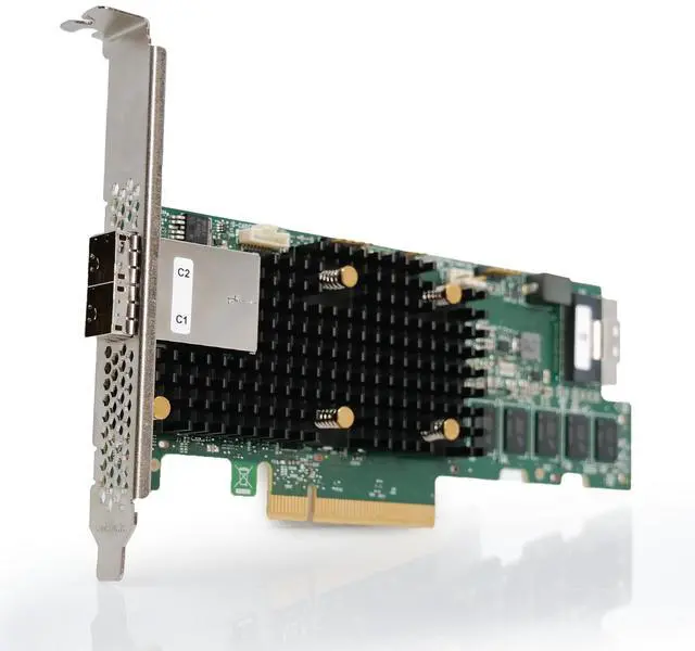 Main image of LSI SAS/SATA, NVMe Raid Controller 9580-8i8e Gen 4.0 PCIe (NVMe) 12Gb/s SAS 6Gb/s SATA Full Height