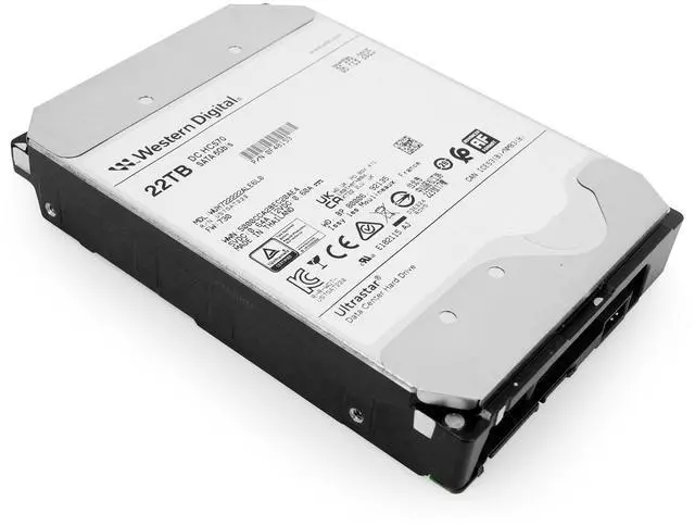 Alt view image 7 of 7 - Western Digital Ultrastar DC HC HC570 22TB WUH722222ALE6L0 0F48153 7.2K RPM SATA 6Gb/s 512e 3.5" Enterprise Hard Drive