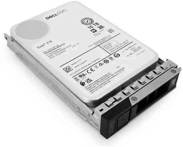 Alt view image 6 of 7 - Dell G14 0JWV1P 2TW133-136 16TB 7200RPM SATA 6Gb/s 512e 3.5" Enterprise HDD