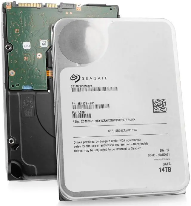 Main image of Seagate Exos 2X14 Mach.2 7.2K RPM SATA 6Gb/s 3.5in Enterprise HDD ST14000NM0121 3B4103-001