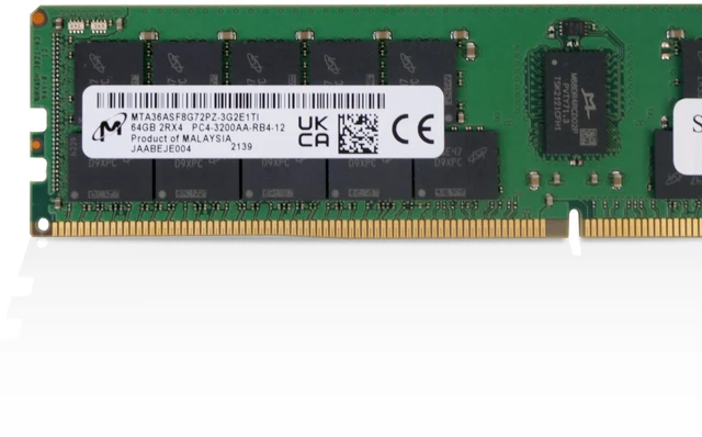 Alt view image 6 of 7 - Micron/SUPERMICRO MTA36ASF8G72PZ-3G2 64GB DDR4 3200MHz RDIMM ECC Server RAM (PC4-3200AA)