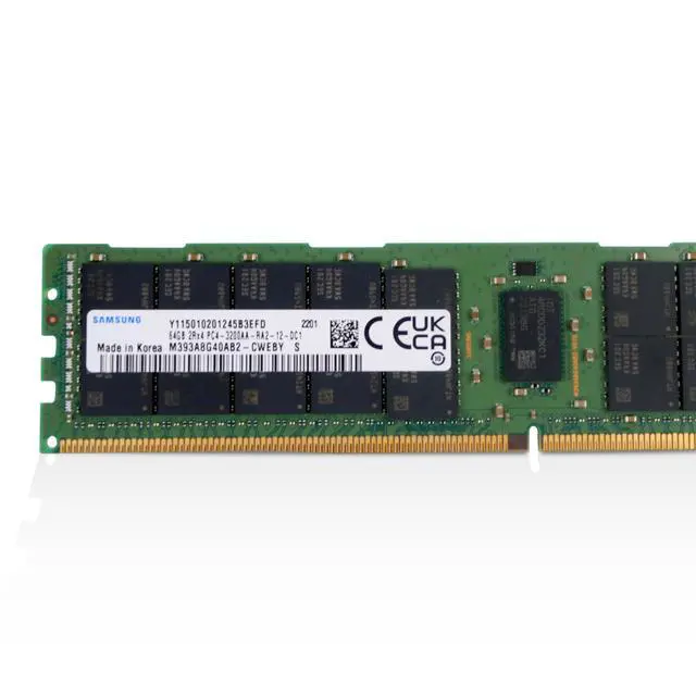 Alt view image 8 of 8 - Samsung M393A8G40AB2-CWEBY 64GB Ddr4 3200Mhz PC4-25600 Ecc