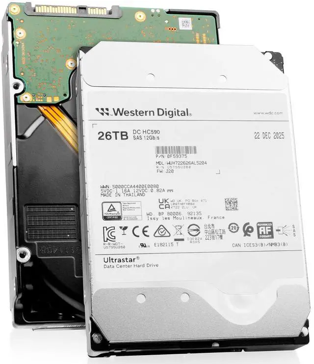 Western Digital Ultrastar DC HC590 Hard Drive - Thumbnail 5