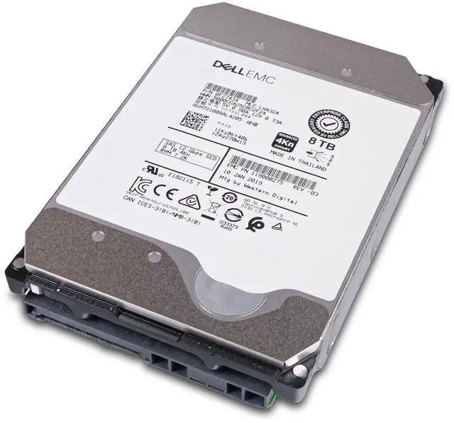 Alt view image 5 of 7 - Dell/Western Digital Ultrastar DC HC510 HUH721008AL4205 0F27409 8TB 7.2K RPM SAS 12Gb/s 4Kn 256MB 3.5in Enterprise Hard Drive