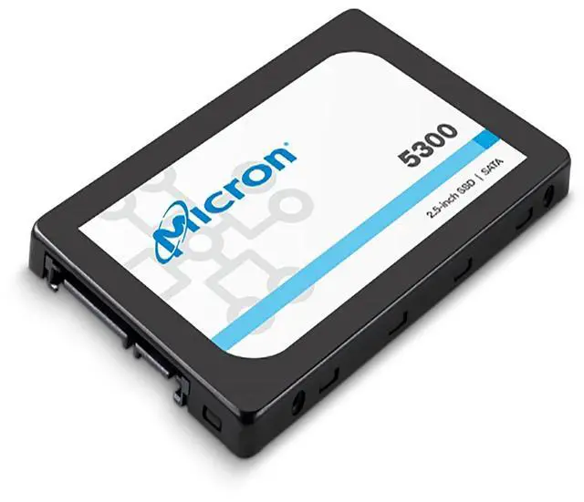 Main image of Dell/Micron 5300 PRO MTFDDAK1T9TDS 1.92TB 1.5 DWPD SATA 6Gb/s 3D TLC 512e 2.5in Enterprise Solid State Drive