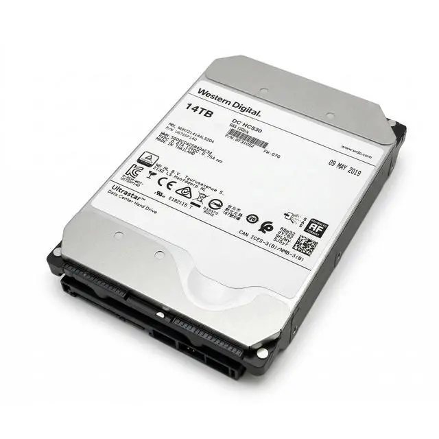 Alt view image 6 of 7 - Western Digital Ultrastar DC HC530 14TB 7,200 RPM SAS 12Gb/s 512e 3.5in Enterprise HDD - WUH721414AL5204 0F31052