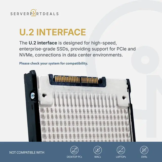 Alt view image 2 of 4 - Western Digital Ultrastar DC SN200 HUSMR7616BDP301 0TS1307 1.6TB 3 DWPD PCIe Gen 3.0 x4 4GB/s MLC U.2 NVMe 2.5in Enterprise Solid State Drive