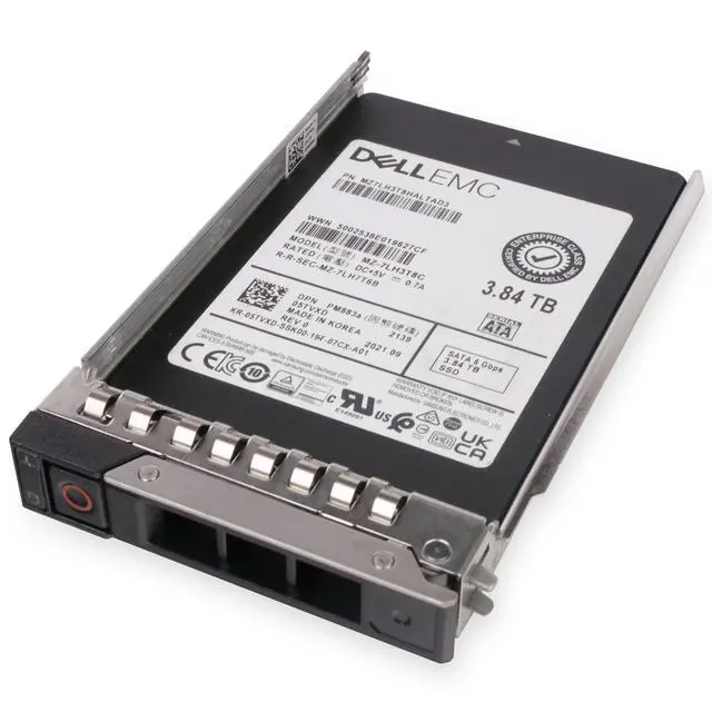 Alt view image 6 of 7 - Dell G14 05TVXD 3.84TB 1 DWPD SATA 6Gb/s 3D TLC 2.5in Enterprise Solid State Drive