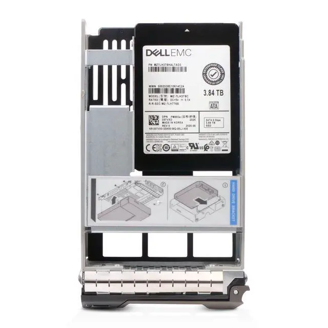 Alt view image 2 of 7 - Dell G13 05TVXD 3.84TB 1 DWPD SATA 6Gb/s 3D TLC Hybrid 3.5in Enterprise Hard Drive