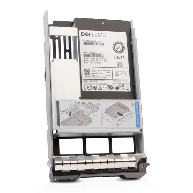 Alt view image 4 of 7 - Dell G13 05TVXD 3.84TB 1 DWPD SATA 6Gb/s 3D TLC Hybrid 3.5in Enterprise Hard Drive
