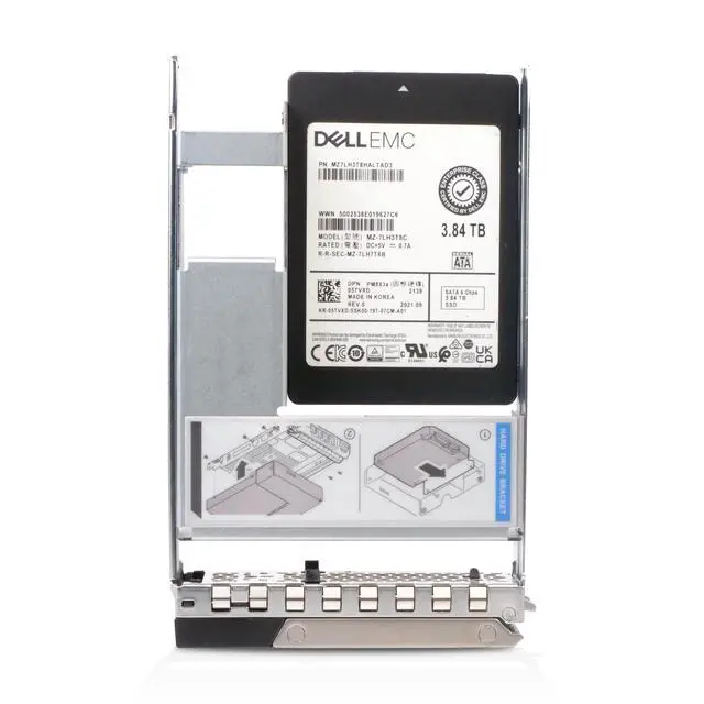 Alt view image 2 of 7 - Dell G14 05TVXD 3.84TB 1 DWPD SATA 6Gb/s 3D TLC Hybrid 3.5in Enterprise Hard Drive