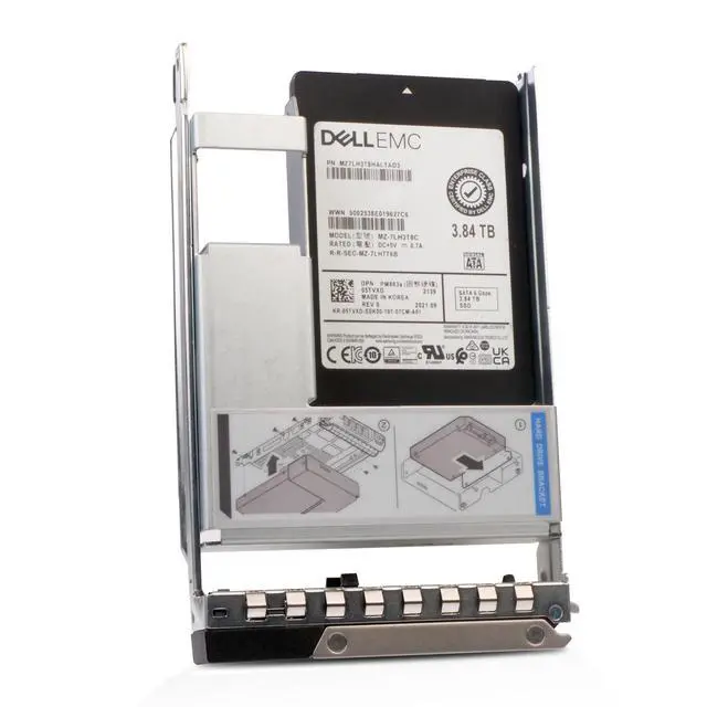Alt view image 4 of 7 - Dell G14 05TVXD 3.84TB 1 DWPD SATA 6Gb/s 3D TLC Hybrid 3.5in Enterprise Hard Drive