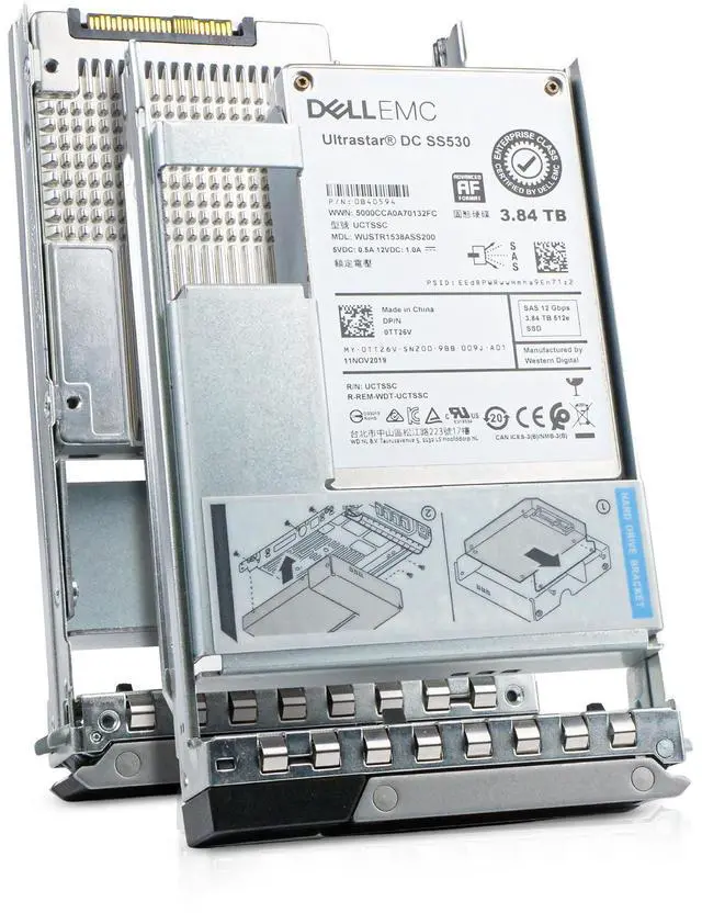 Main image of Dell G14 0TT26V 3.84TB 1 DWPD SAS 12Gb/s 3D TLC Hybrid 3.5in Enterprise Read Intensive Solid State Drive