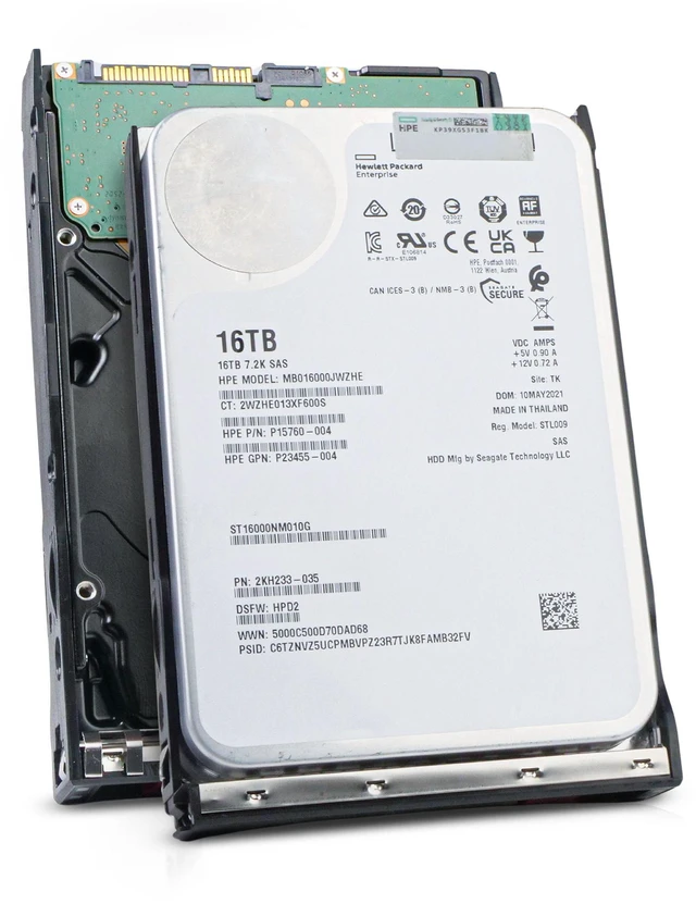 Main image of Seagate/HP Generation 11 MB016000JWZHE P15760-004 16TB 7.2K RPM SAS 12Gb/s 512e 256MB 3.5in Enterprise Hard Drive