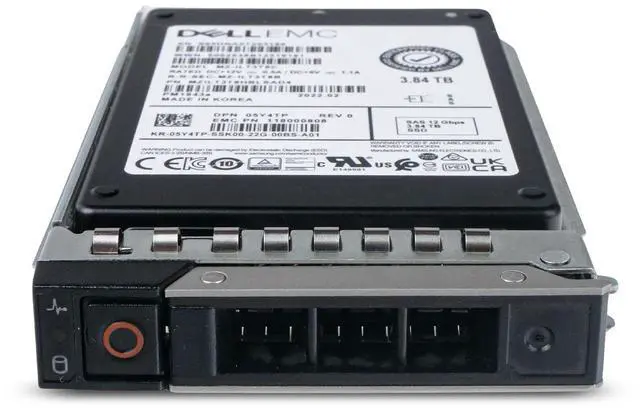 Alt view image 6 of 7 - Dell G14 05Y4TP 3.84TB 1 DWPD SAS 12Gb/s 3D TLC 2.5in Enterprise Read Intensive Solid State Drive