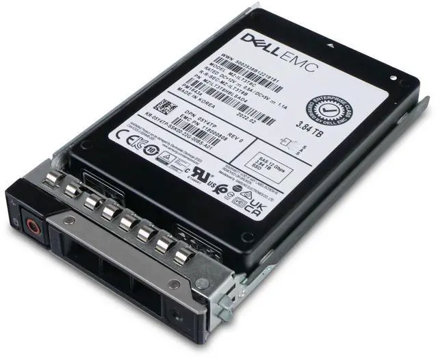 Alt view image 7 of 7 - Dell G14 05Y4TP 3.84TB 1 DWPD SAS 12Gb/s 3D TLC 2.5in Enterprise Read Intensive Solid State Drive