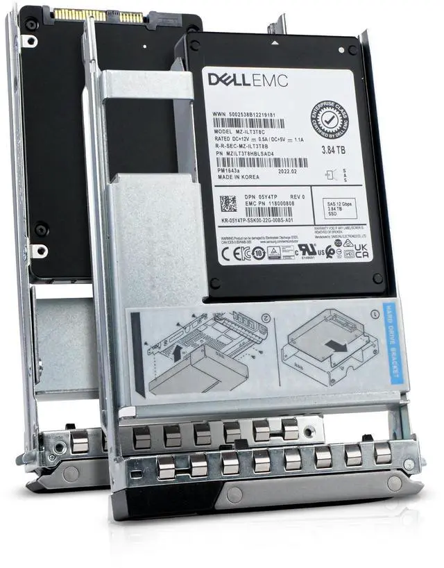 Main image of Dell G14 05Y4TP 3.84TB 1 DWPD SAS 12Gb/s 3D TLC Hybrid 3.5in Enterprise Read Intensive Solid State Drive