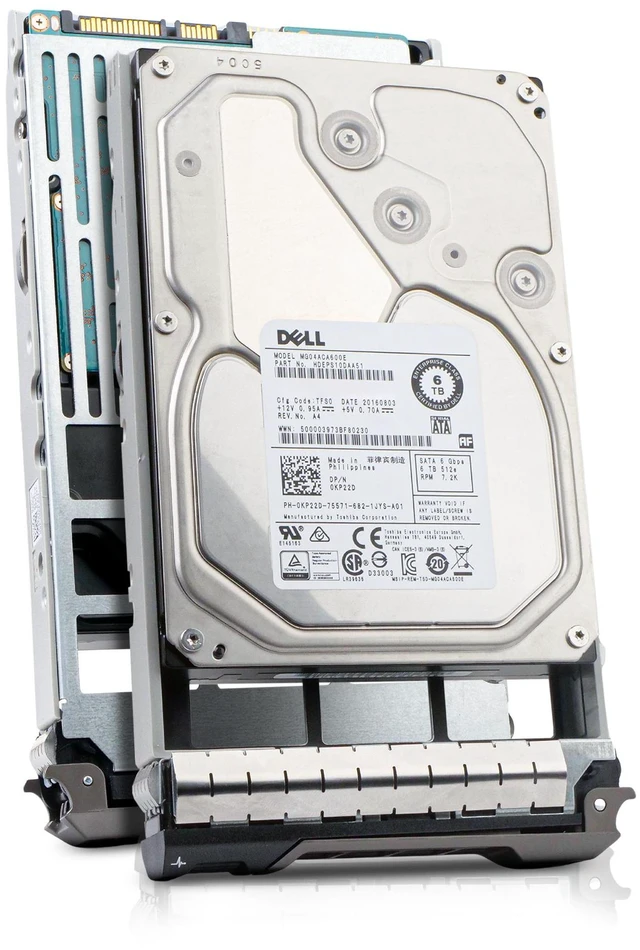 Main image of Dell G13 0KP22D 6TB 7.2K RPM SATA 6Gb/s 512e 3.5" Enterprise PowerEdge Hard Drive