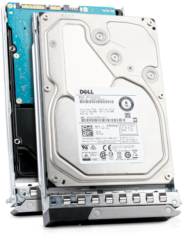 Main image of Dell G14 0KP22D 6TB 7.2K RPM SATA 6Gb/s 512e 3.5" Enterprise PowerEdge Hard Drive
