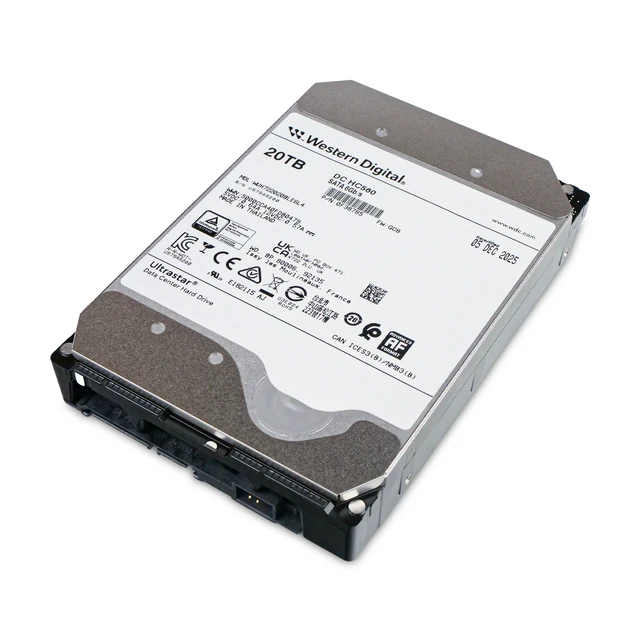 Alt view image 7 of 7 - Western Digital Ultrastar DC HC560 0F38785 20TB Hard Drive 512MB Cache 7200 RPM SATA 6.0Gb/s 512E 3.5" Internal HDD (WUH722020BLE6L4) - OEM
