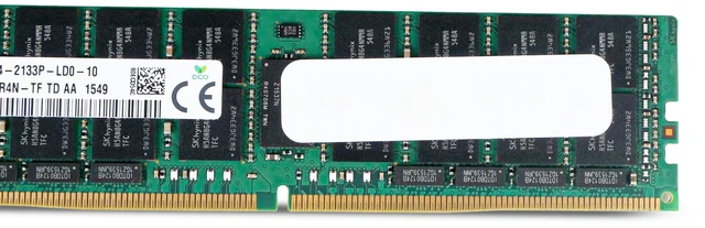 Alt view image 6 of 7 - SK Hynix HMA84GL7MMR4N-TF 32GB DDR4 2133MHz 4Rx4 LRDIMM ECC Server RAM (PC4-2133P)